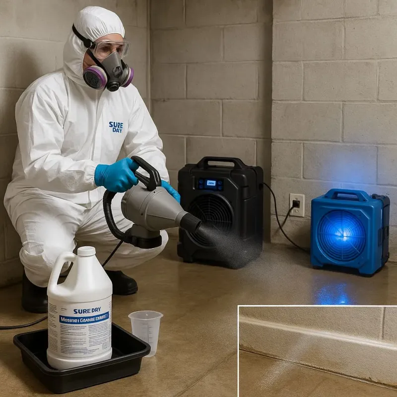 Sanitization and Odor Removal process in Mount Orab, OH