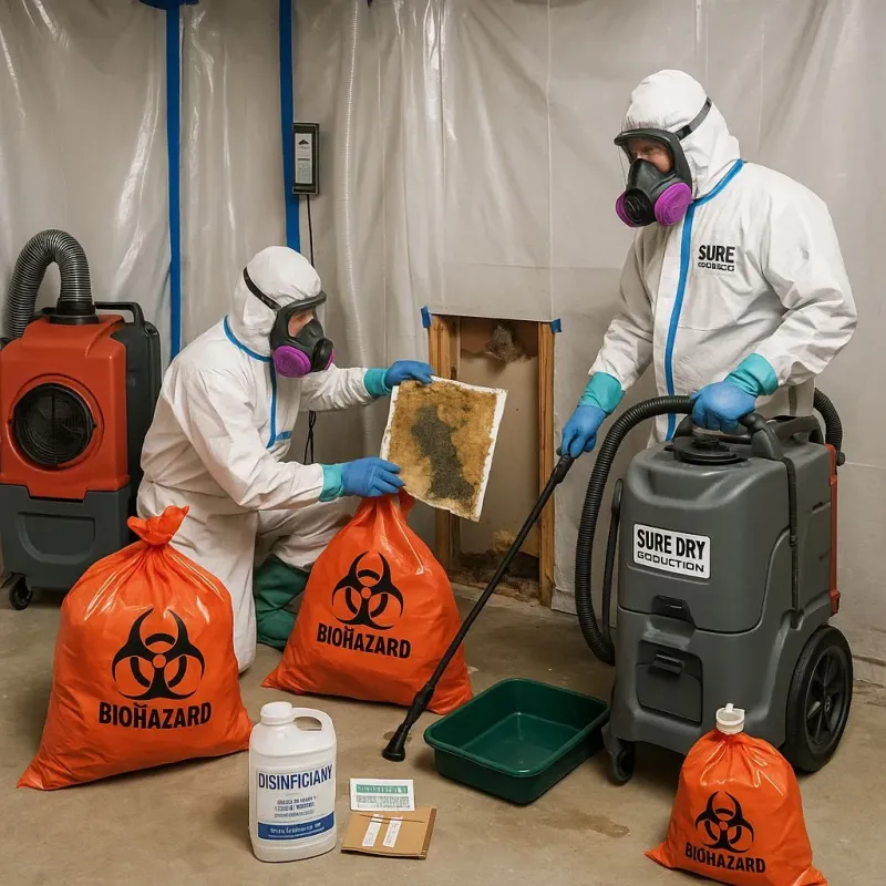 Contaminated Water Handling Protocols process in Mount Orab, OH