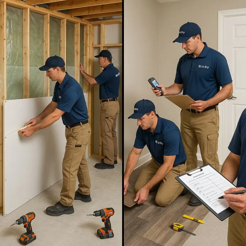 Repairs and Reconstruction process in Mount Orab, OH